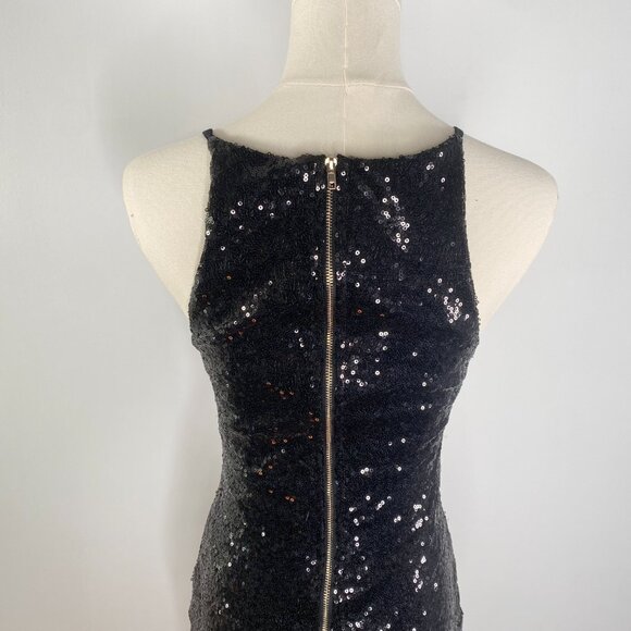 NEW W/ TAGS - Sequin Black Dress - Picture 8 of 11